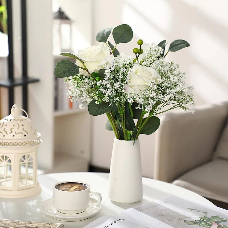 Gypsophila Artificial Flowers 16-Stem Bundle – Wedding Décor Artificial Flower Bundle Babs