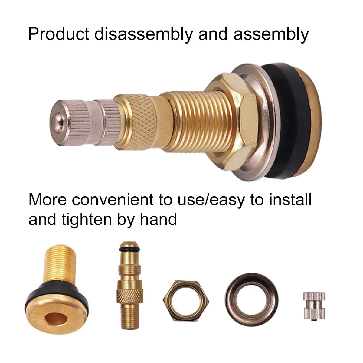 TR618A Brass Tubeless Valve Stems — Tractor & Industrial Tires Tire Valve Stem Babs