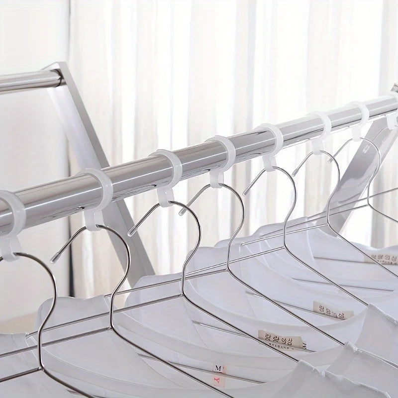 50pcs Windproof Plastic Clothes Drying Rack Hooks Laundry Rack Hooks Babs