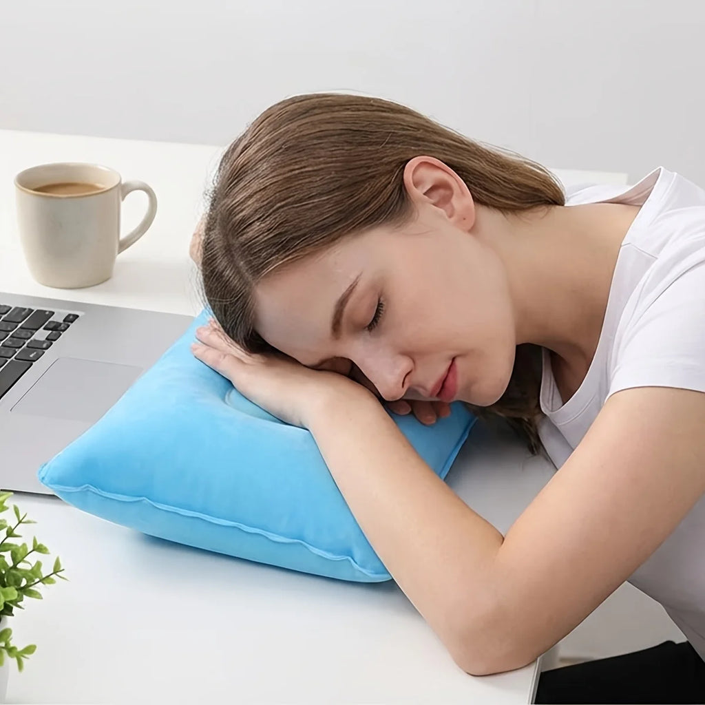 2-Pack Inflatable Travel Pillows – Neck & Lumbar Support Inflatable Travel Pillow Babs