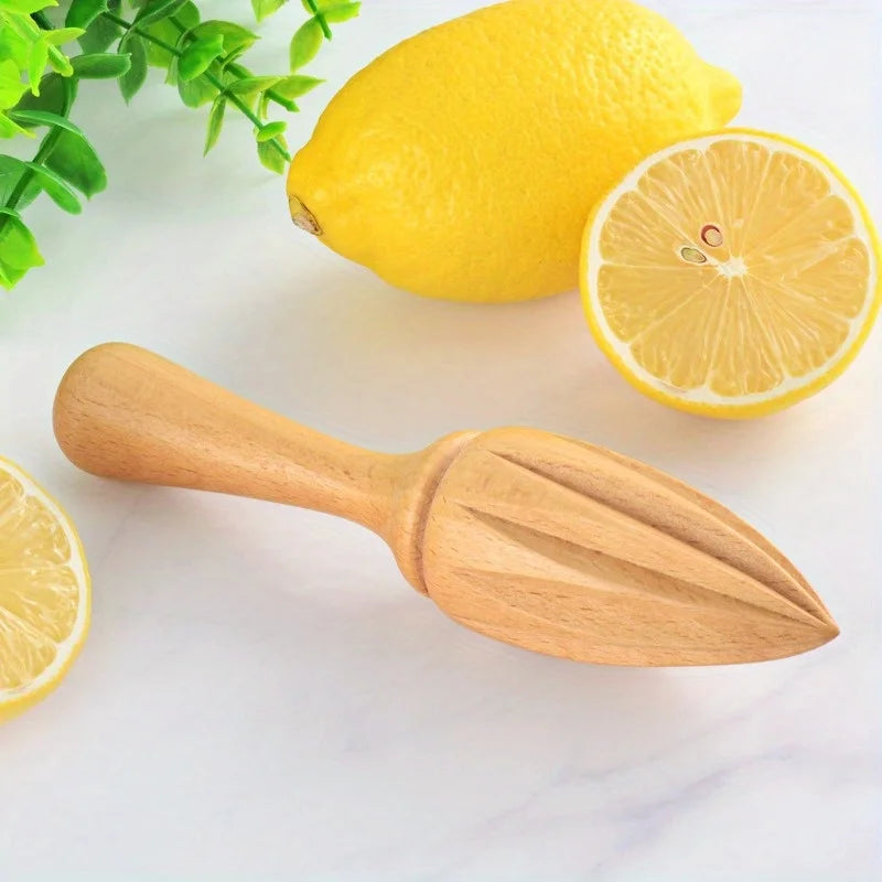 Beech Wood Lemon Squeezer – Handheld Citrus Juicer Reamer Citrus Juicer Reamer Babs