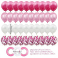 43-Piece 12" Multicolor Confetti Latex Balloons – Party Decor Party Balloons Set Babs Pink Other