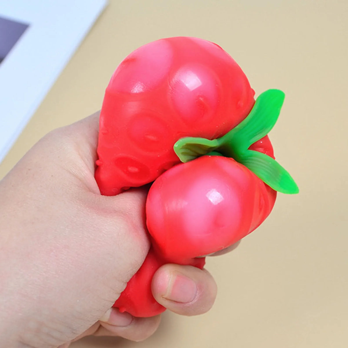 Strawberry Squishy Slow Rising Fidget Toy – 7pc Sensory Set Squishy Fidget Toy Babs