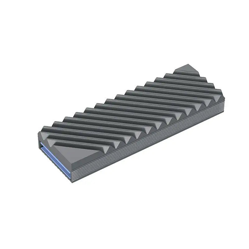 M.2 2280 NVMe SSD Aluminum Heatsink Cooler with Thermal Pad SSD Heatsink Cooler Babs Gray