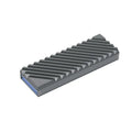 M.2 2280 NVMe SSD Aluminum Heatsink Cooler with Thermal Pad SSD Heatsink Cooler Babs Gray