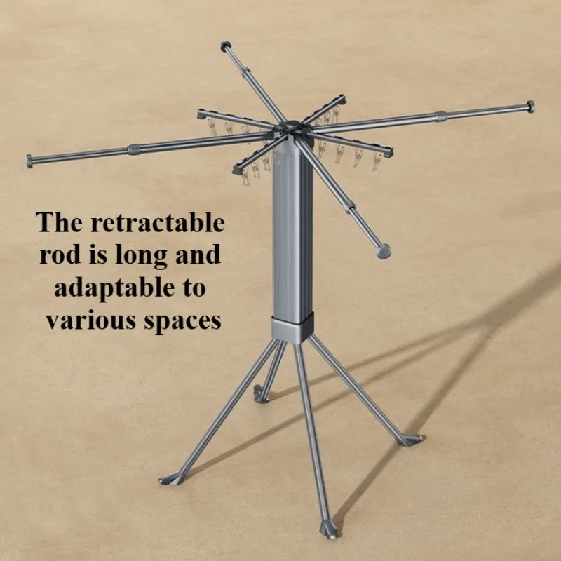 Retractable Folding Clothes Drying Rack – Floor Standing Hanger Clothes Drying Rack Babs