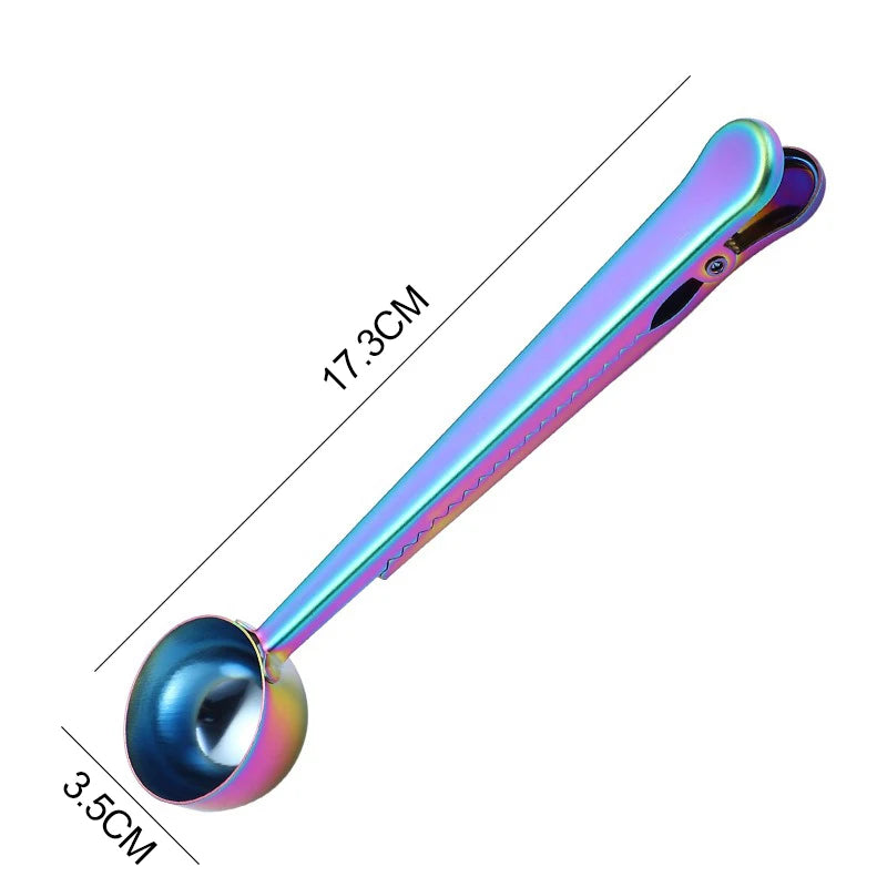 Stainless Steel Coffee Measuring Spoon with Clip | Barista Scoop Coffee Measuring Spoon Babs Multiple colors