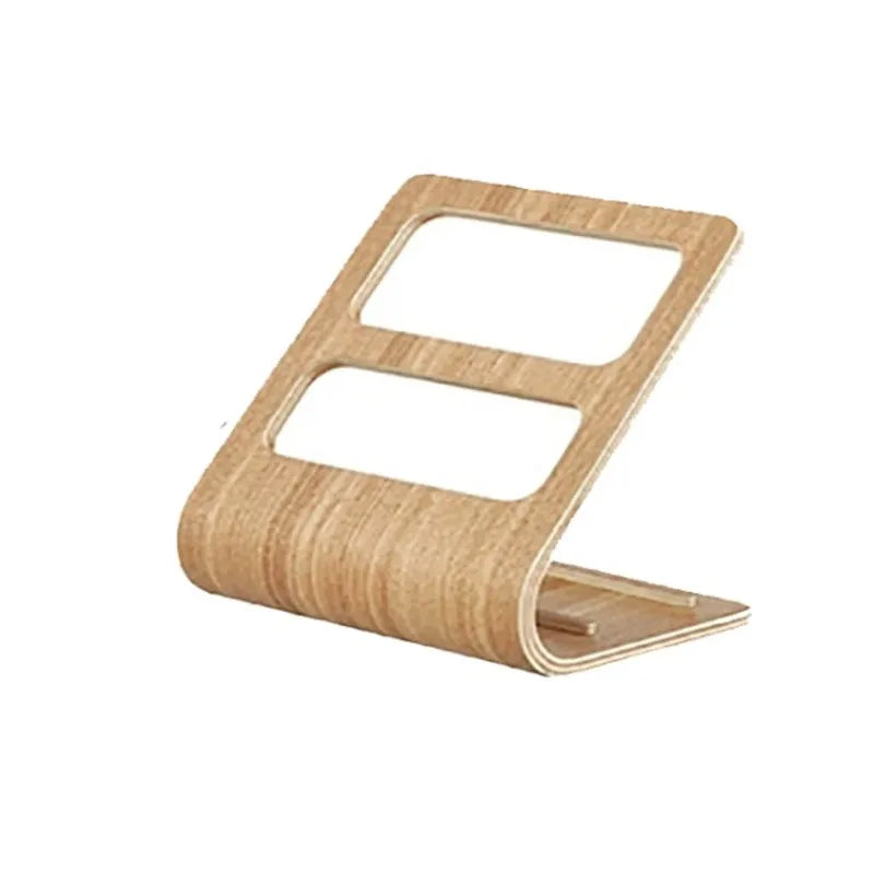 Wood Remote Control & Desk Organizer Stand – Dual Slot Desktop Organizer Stand Babs