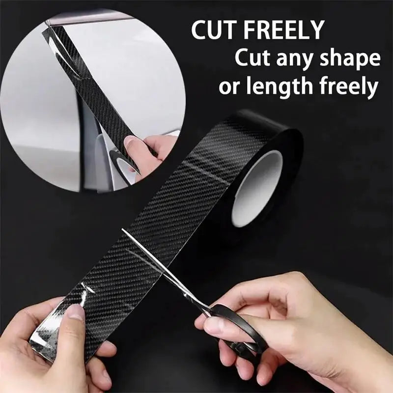 5D Carbon Fiber Car Door Edge Protector Sticker – Waterproof Car Door Protector Babs