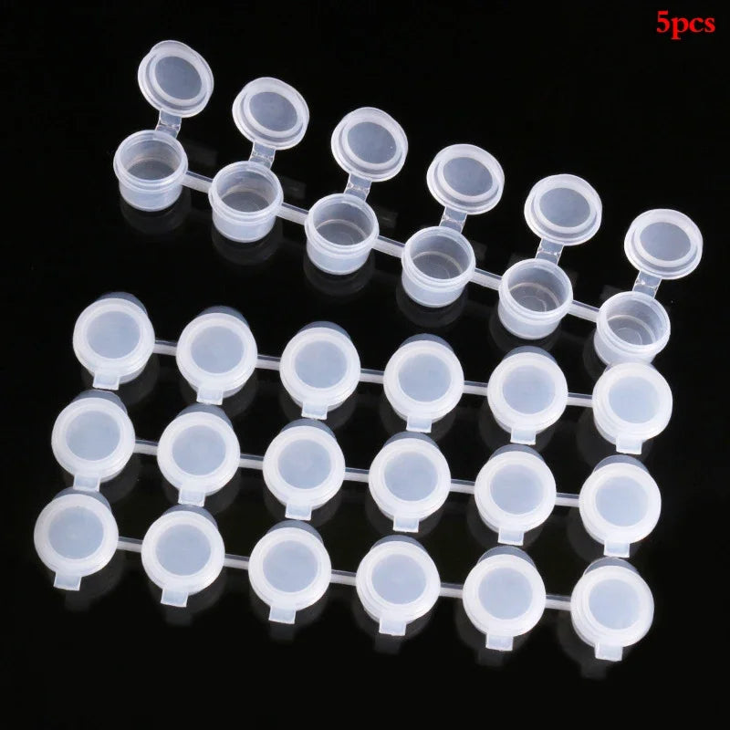 5 Pcs Acrylic Paint Pigment Box Set – Art Drawing Supplies Paint Pigment Box Babs