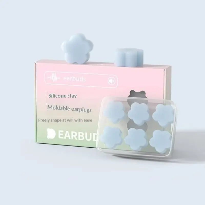 Flower Silicone Earplugs for Sleep & Swimming – 6 Pack Silicone Earplugs Babs A2