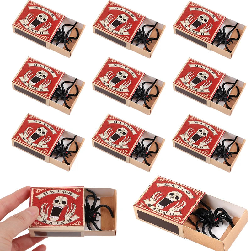 Spider Prank Surprise Box – Fake Spider Toy 5/10 Pcs Prank Gag Toy Babs