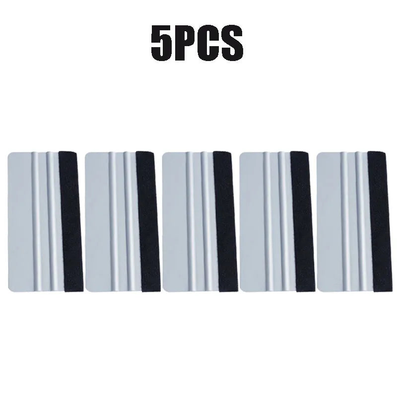 Vinyl Wrap Squeegee Scraper Kit – Scratch-Free Car Film Tool Vinyl Wrap Squeegee Babs Black velvet-5PCS