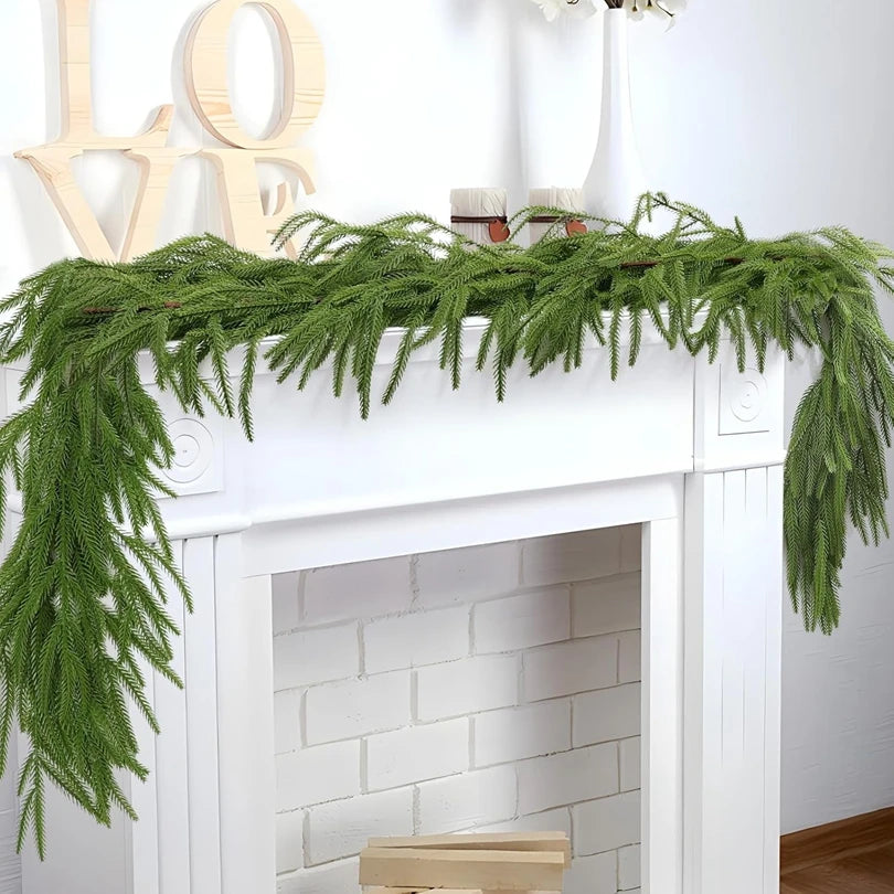 Artificial Green Vine Rattan Garland – Christmas & Home Decor Artificial Vine Garland Babs