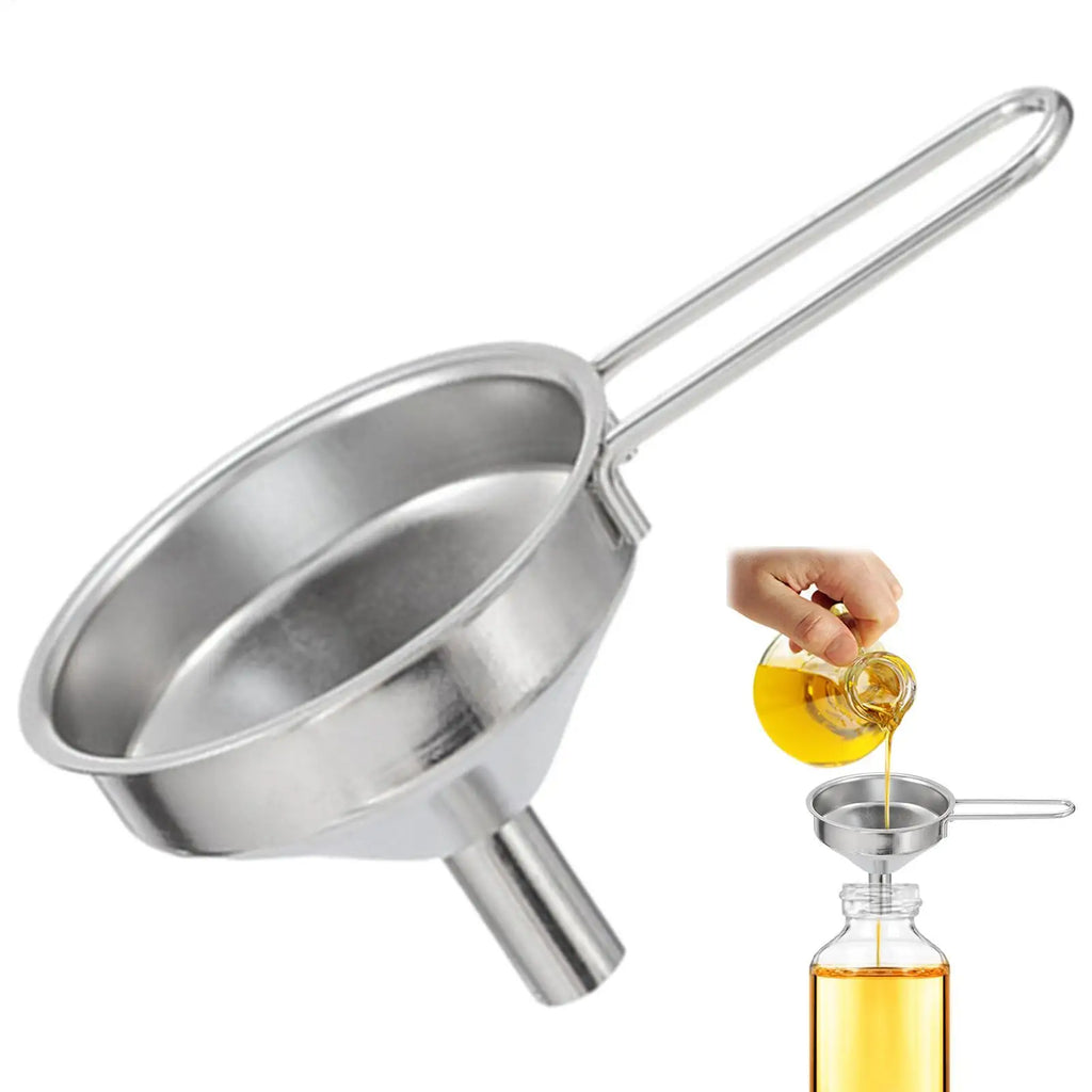 Stainless Steel Mini Funnel – Hangable Food-Grade Kitchen Tool Kitchen Funnel Babs