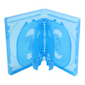 10-Disc CD DVD Blu-ray Storage Box Case Organizer Disc Storage Case Babs blue