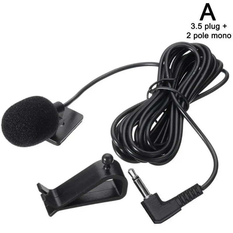 Bluetooth Car Mic 2.5mm & 3.5mm – GPS DVD Radio Microphone Car Microphone Babs A