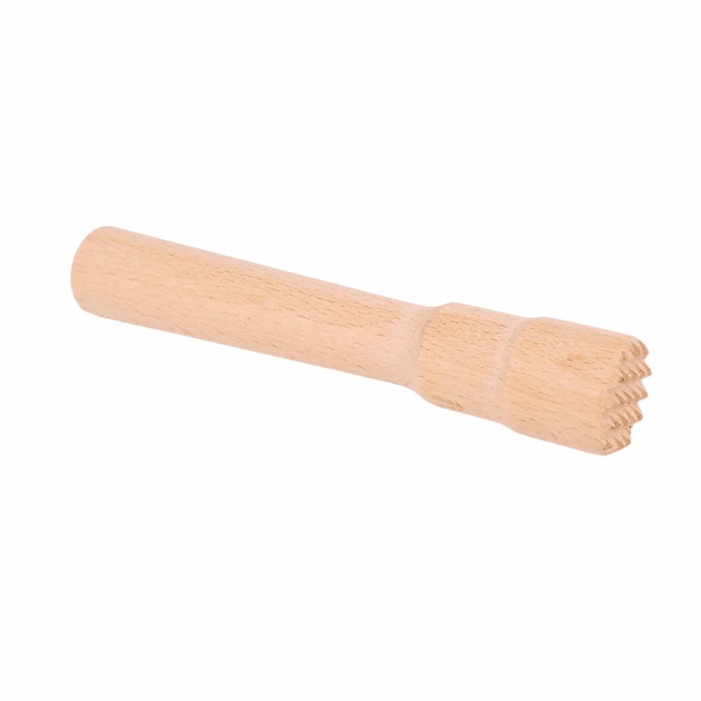 Beech Wood Cocktail Muddler – Long Handle Heavy Duty Bar Tool Cocktail Muddler Babs Beech Short Handle