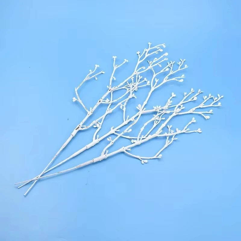 Artificial Rattan Branch Stems – Wedding, Christmas & Home Décor Artificial Branch Decor Babs Milky White 1 Piece