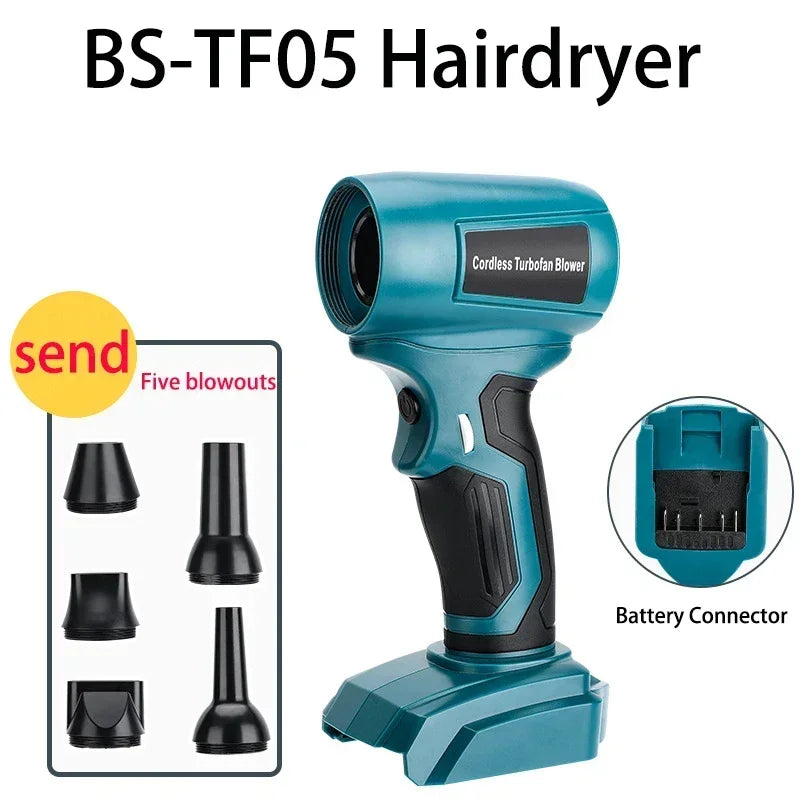 TF-05 Cordless Blower for Bosch 18V Battery – Dust & Leaf Blowgun Cordless Blower Tool Babs For Bosch