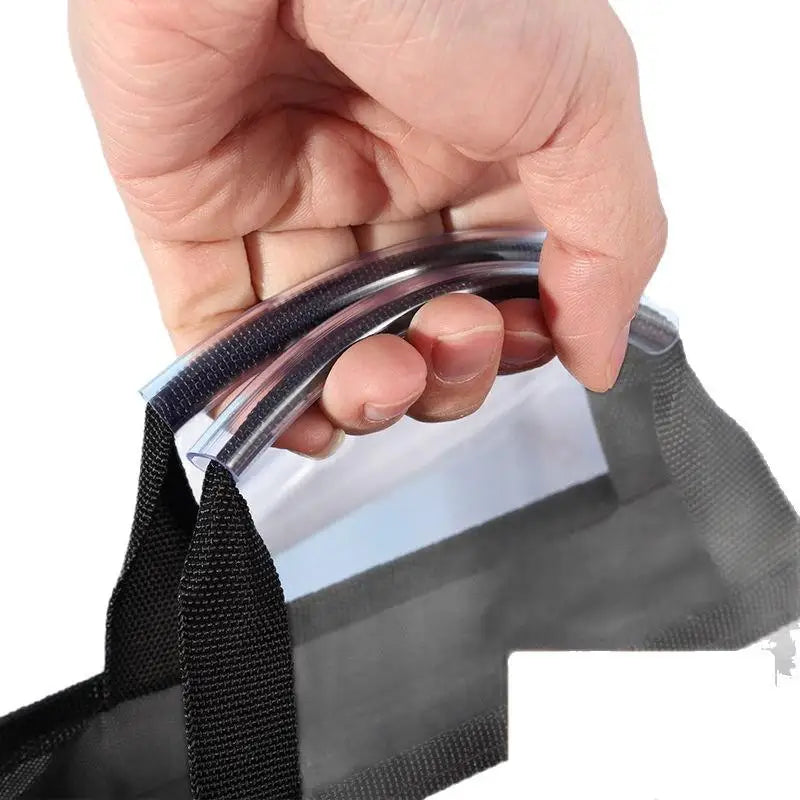 Transparent PP Mesh A4 File Bag – Large Capacity, Waterproof Document File Bag Babs