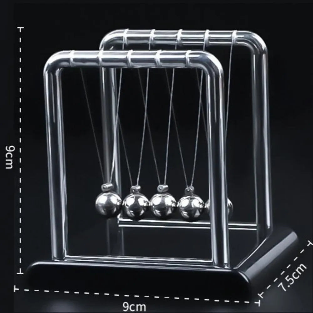 Newton's Cradle Steel Ball Pendulum – Physics Desk Toy & Decor Desktop Physics Toy Babs