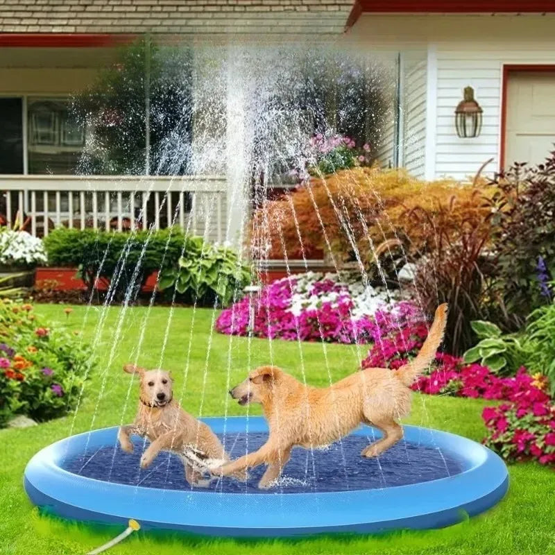Inflatable Dog Pool & Splash Pad – 100/150/200cm Sizes Inflatable Pet Pool Babs