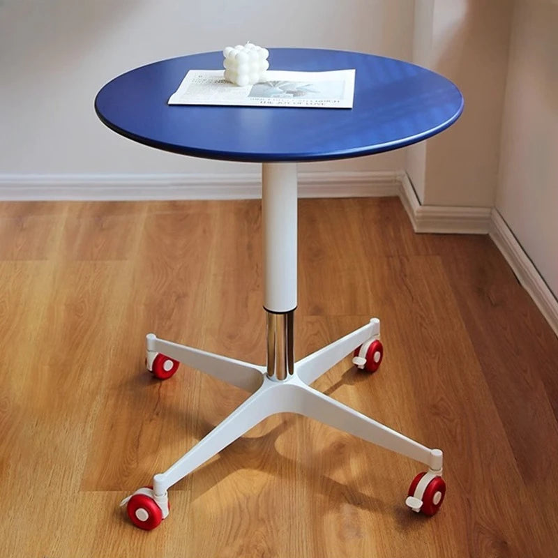Nordic Round Coffee Table – Height Adjustable, Portable Side Table Coffee Side Table Babs