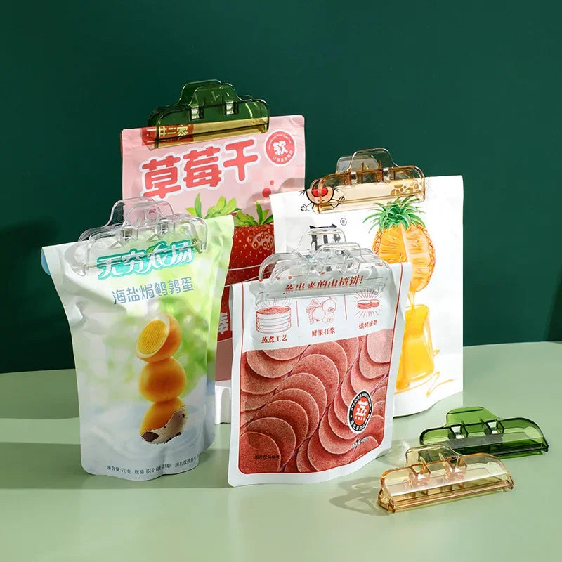 Food Bag Sealing Clips – Airtight PET Kitchen Storage Clips Food Bag Clips Babs