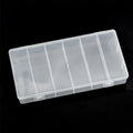 6-Compartment Transparent Jewelry & Cosmetics Organizer Jewelry Organizer Box Babs storage box