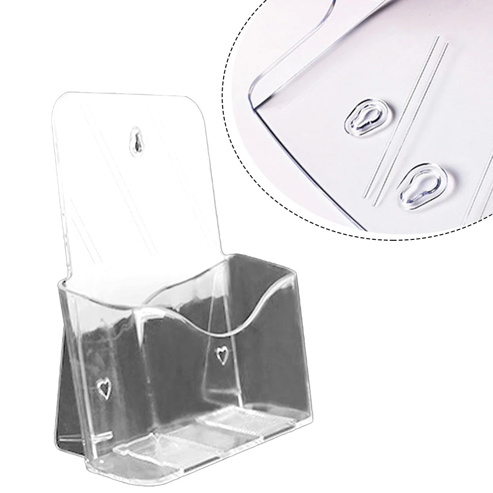Acrylic A6 Brochure Holder – Clear Flyer Display Stand Brochure Display Stand Babs