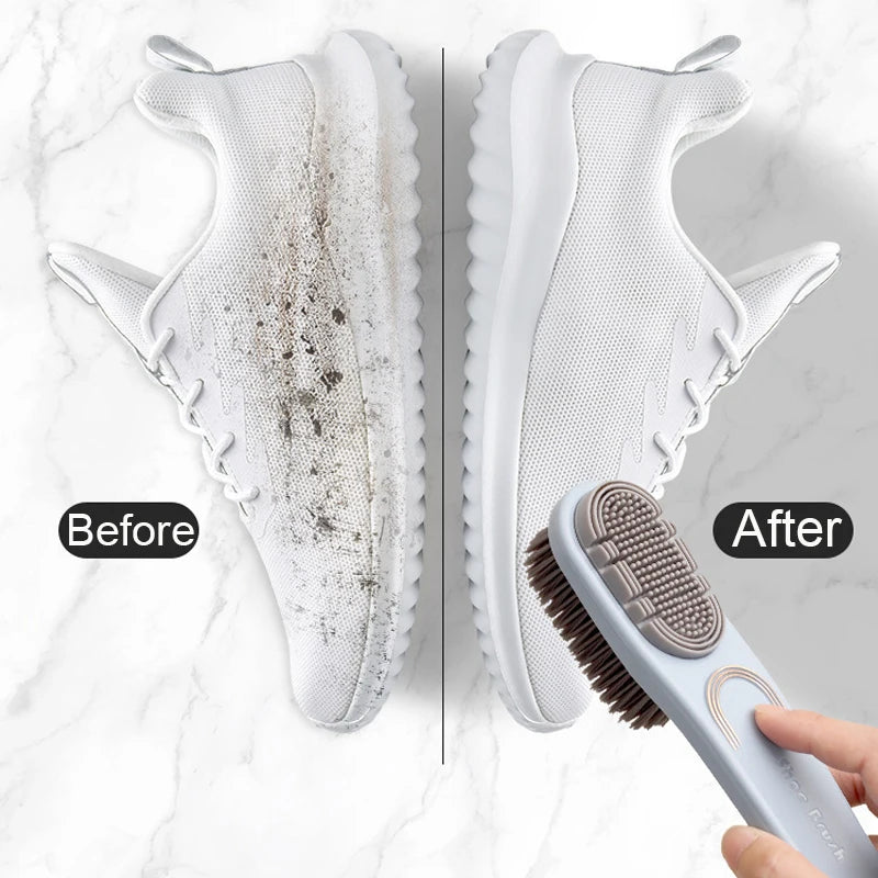 Double-Sided Rubber Shoe Brush – Soft Bristles & Waterproof Shoe Cleaning Brush Babs