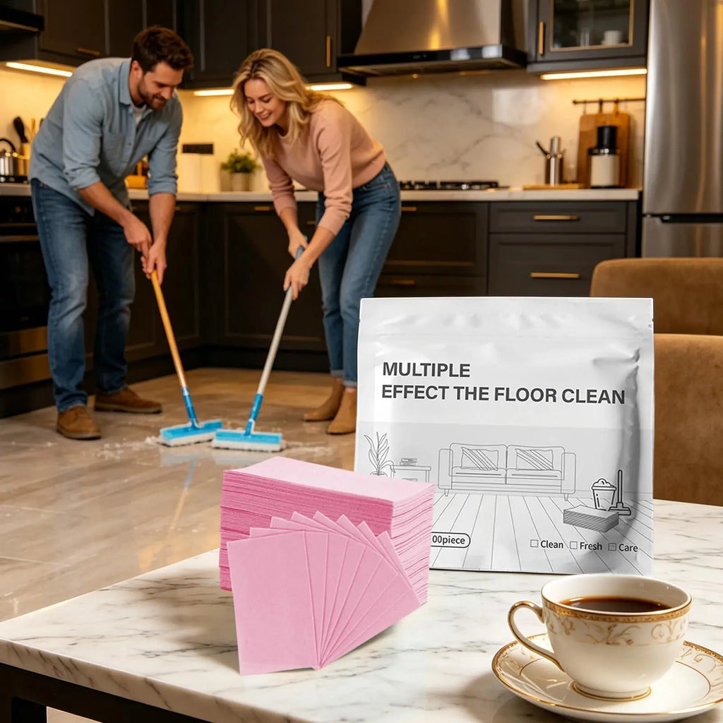 100pcs Floor Cleaning Tablets – Streak-Free Deep Clean Floor Cleaning Tablets Babs