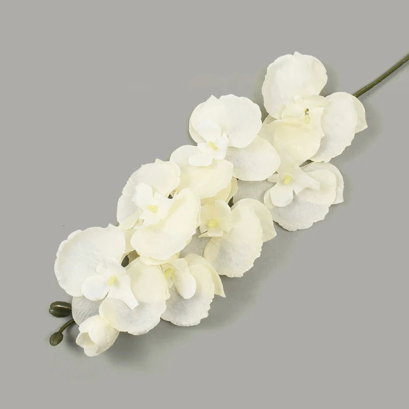 8-Head Silk Butterfly Orchid Artificial Flowers | Real Touch Artificial Silk Flowers Babs