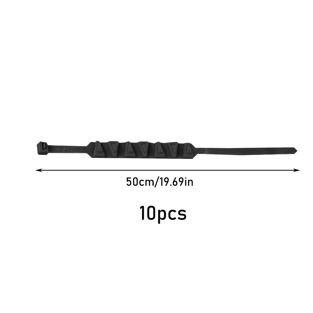 10-Pc Motorcycle Snow Tire Chains Anti-Skid Nylon Cable Ties Motorcycle Tire Chains Babs