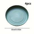 4-Pack Flower Pot Drip Trays for Succulents & Indoor Plants Plant Drip Trays Babs green 15cm