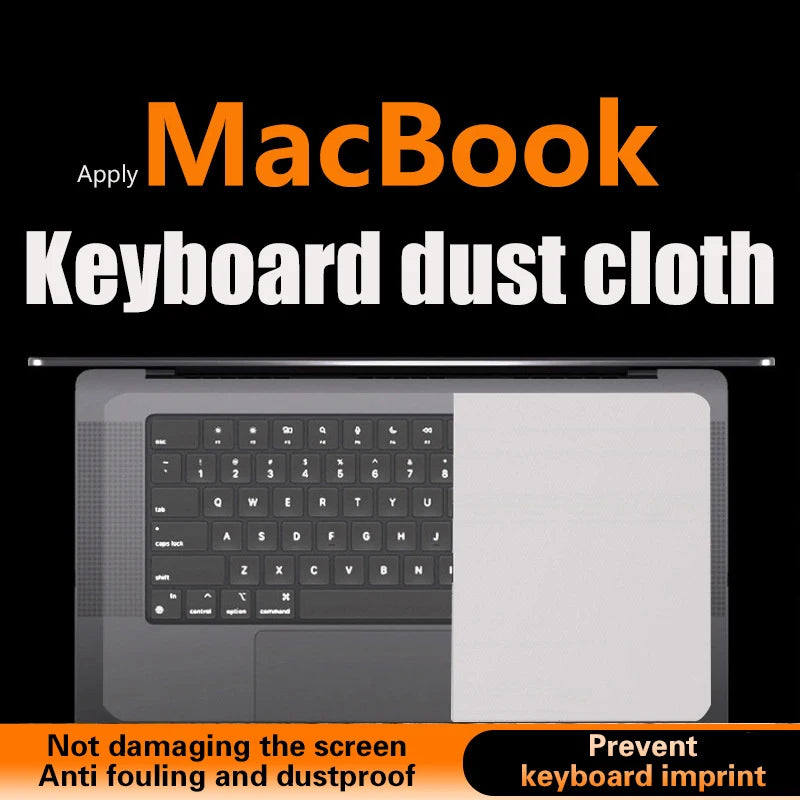 MacBook Pro 13/15/16" Microfiber Keyboard Blanket & Cleaning Cloth Laptop Keyboard Blanket Babs