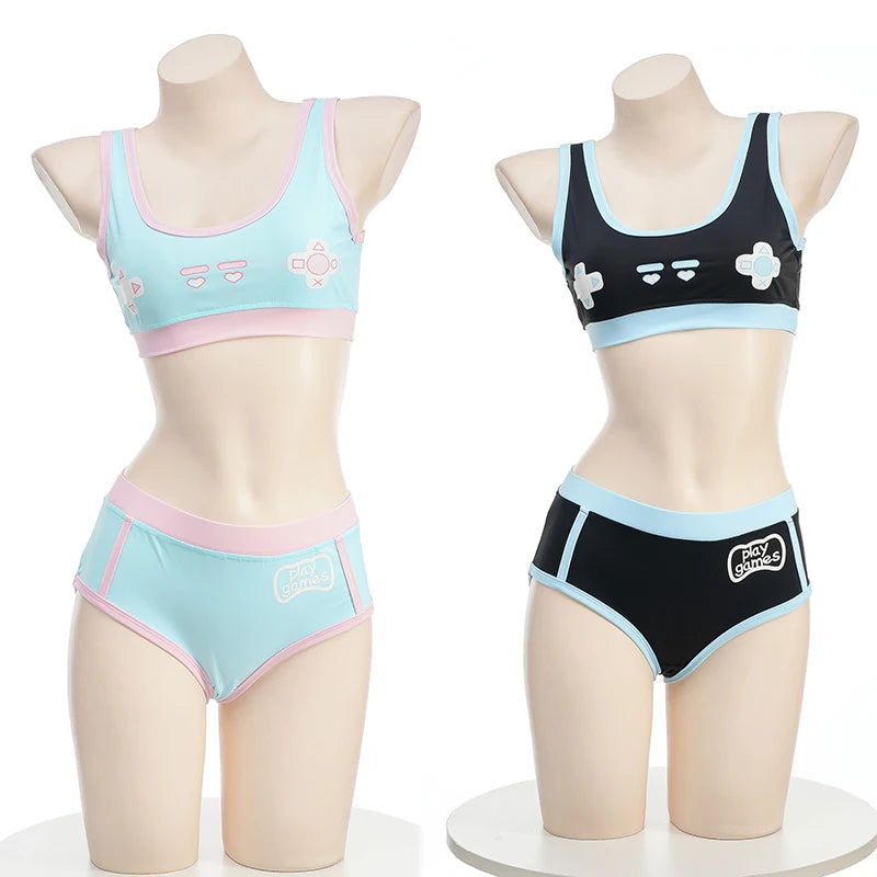 Women Anime Gamepad Cosplay Gym Uniform Swimwear Set Cosplay Swimwear Set Babs