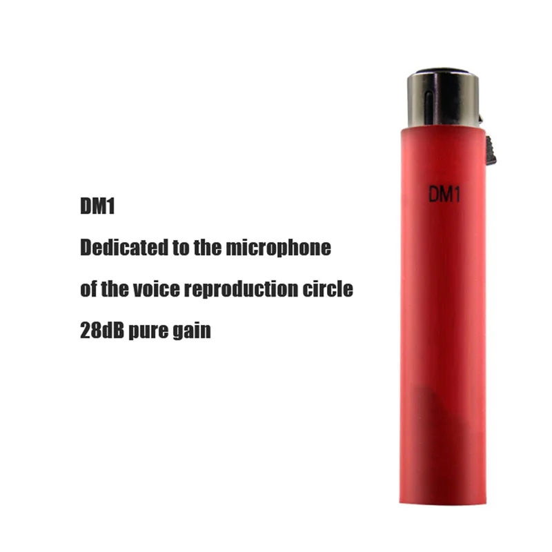 Active Inline Mic Preamp Amplifier for Dynamic Handheld Mic Microphone Preamp Babs