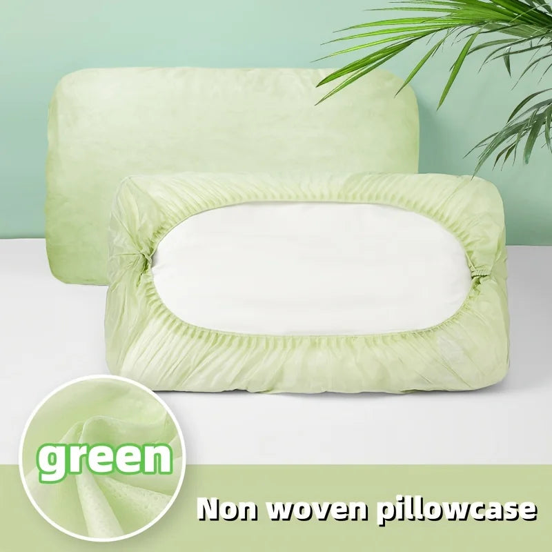 4pcs Soft Disposable Travel Pillowcases – Hotel & Camping Travel Pillowcase Set Babs