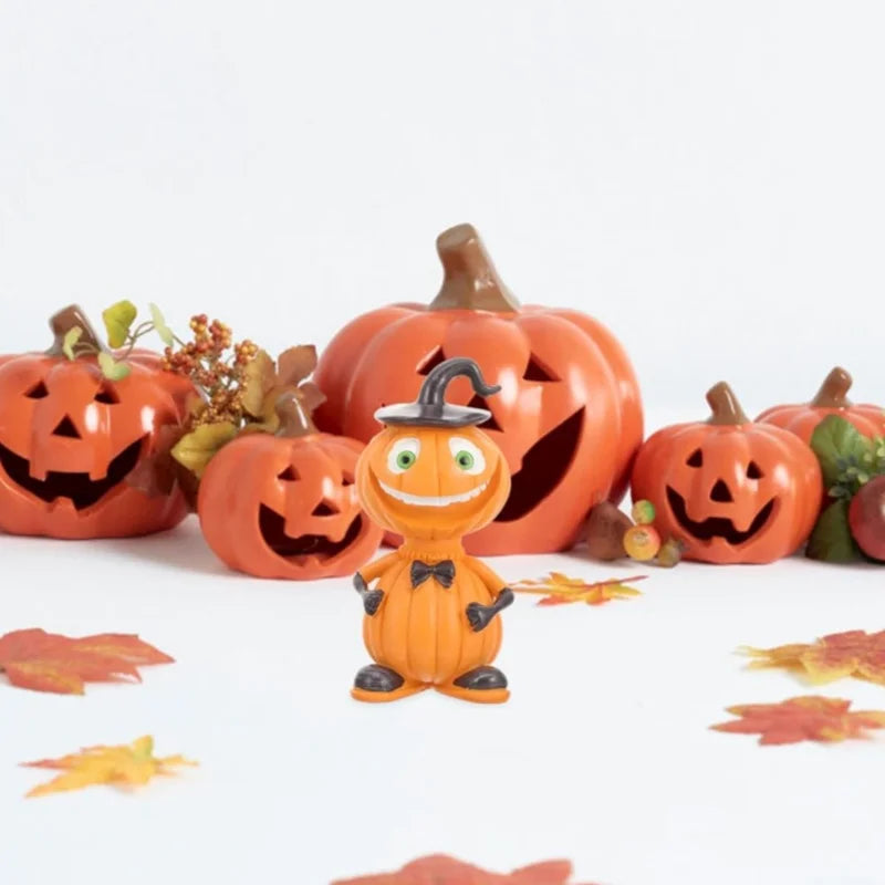 Halloween Resin Pumpkin Statue – Garden & Tabletop Ornament Halloween Resin Statue Babs