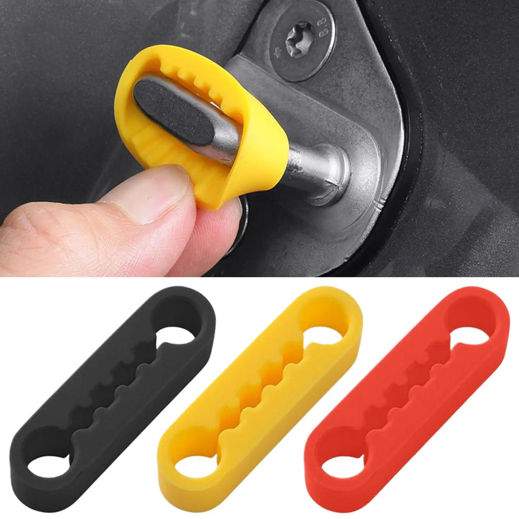 Universal Car Door Shock Absorber Silicone Damper Pads 4pcs Car Door Damper Pad Babs