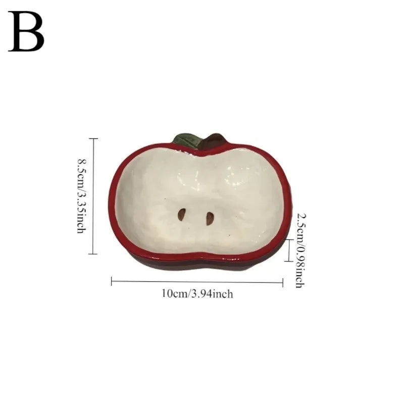 Apple-Shaped Ceramic Bowls – Yogurt, Salad & Seasoning Dishes Ceramic Serving Bowl Babs
