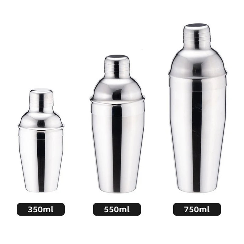 Boston Stainless Steel Cocktail Shaker 350/550/750ml Bar Tool Cocktail Shaker Babs