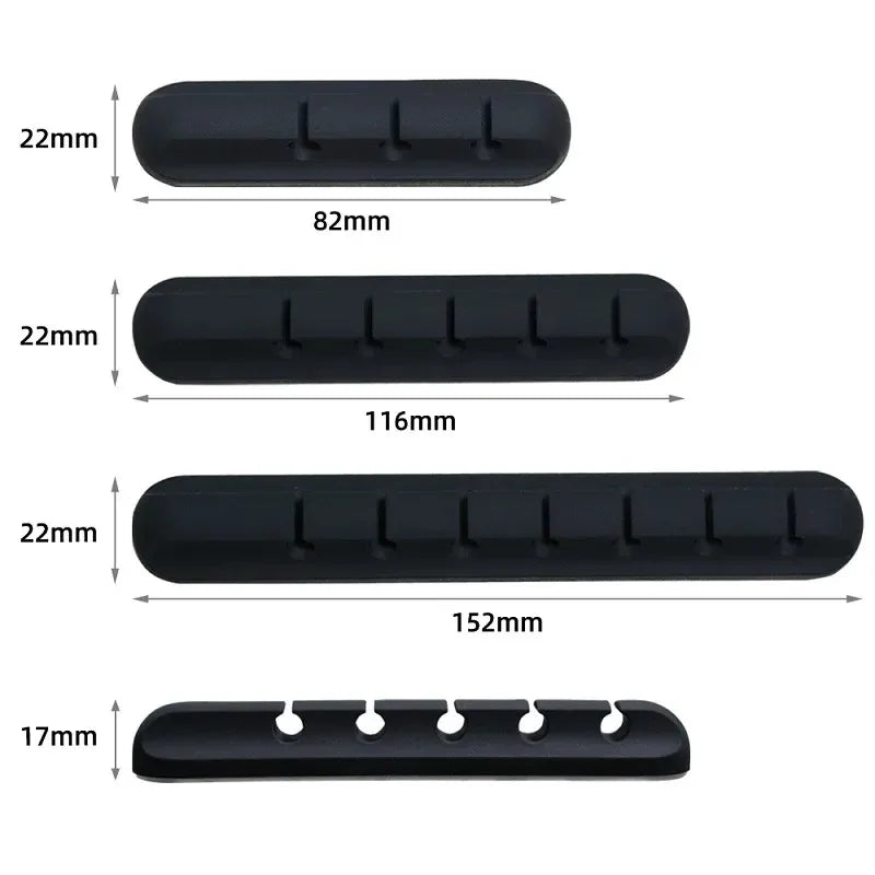 Silicone Cable Organizer Clips – USB Cable Winder & Desk Tidy Cable Management Clips Babs