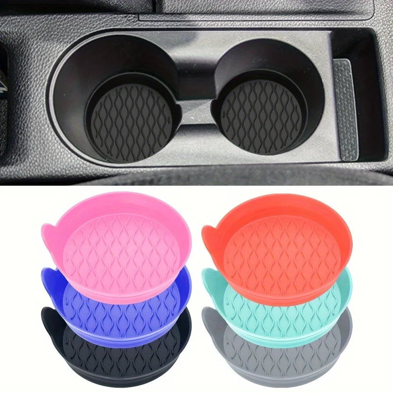Car Cup Holder Coasters 2-Pack – Non-Slip & Easy to Clean Car Cup Coaster Babs
