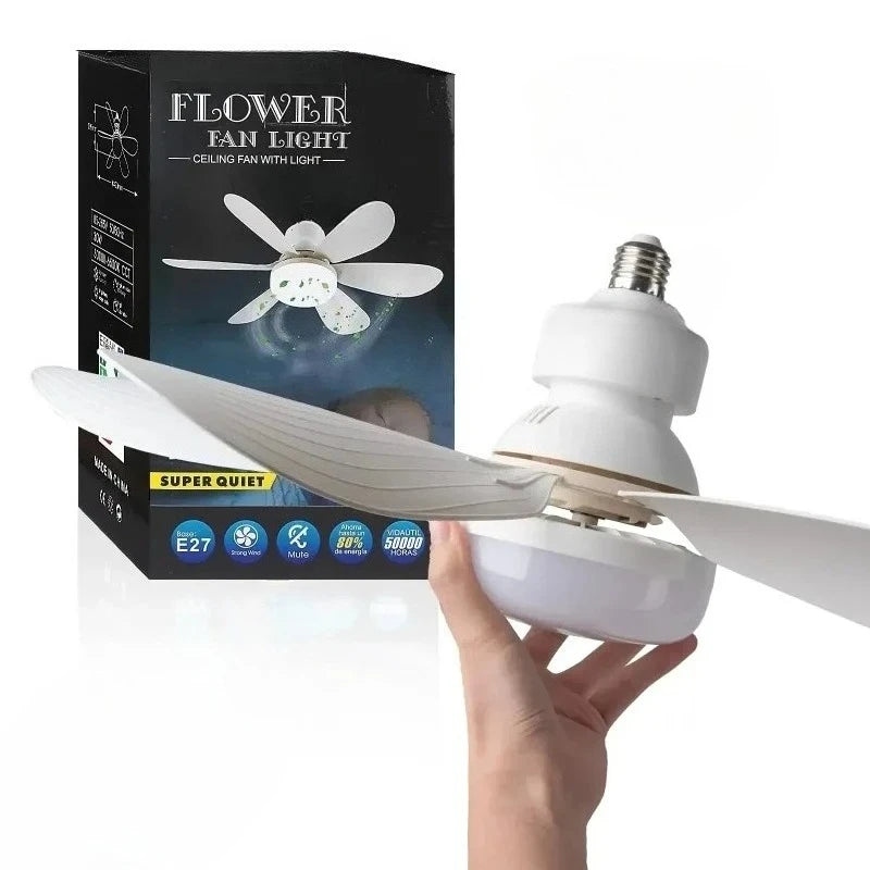 30W Dimmable LED Ceiling Fan Light E27 with Remote Control LED Ceiling Fan Light Babs