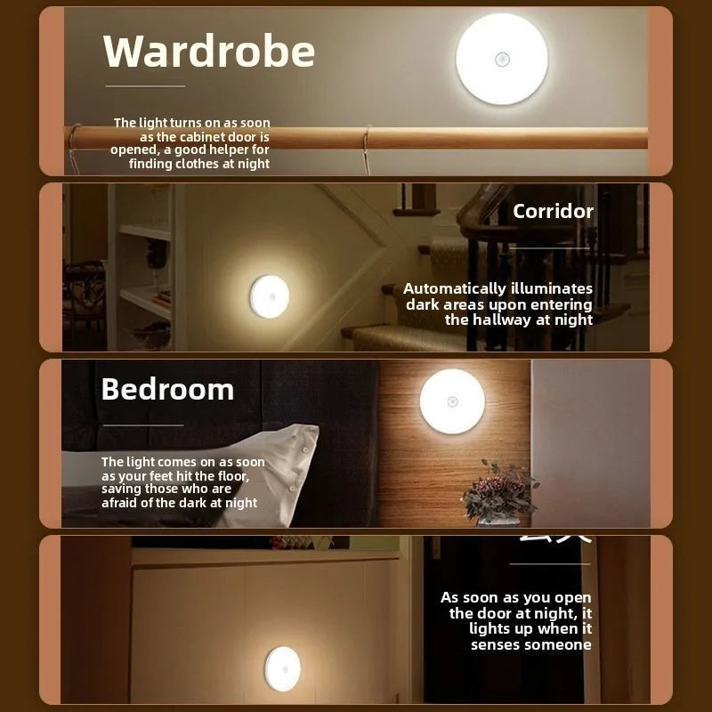 Motion Sensor Night Light – Wireless, Super Bright, No Plug Motion Sensor Night Light Babs