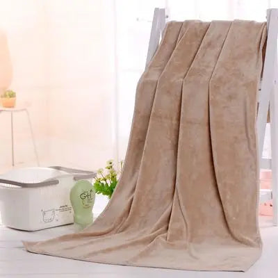 Oversized Microfiber Bath Towel 150x200cm | Quick-Dry Microfiber Bath Towel Babs Khaki 150x200cm