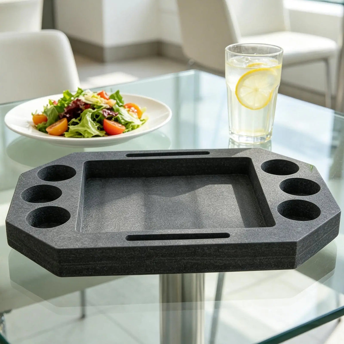 Floating Pool Beverage Tray – Waterproof Cup & Snack Holder Pool Floating Tray Babs